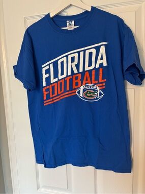 Agenda Florida Football Blue Crewneck Graphic Tee
